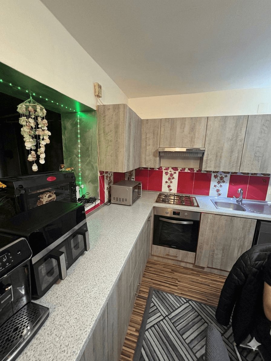 Design Mobilier Bucatarie Gri Lemn